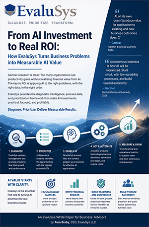 EvaluSys Releases White Paper on AI Investment and Real ROI